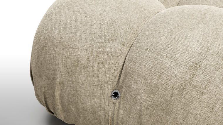 INFINITE POSSIBILITIES | The generous form and soft shapes create a sofa that begs to be sat on, and the sectional design of the Bellini creates endless possibilities. Inspired by the spirit of lounging and socializing, the Bellini is truly a shape-shifter, adapting to every space and need.
