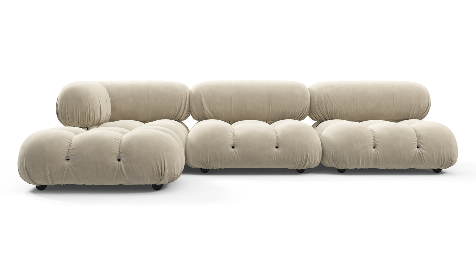 STYLISH SECTIONAL | With the Belia’s sectional design, you can create a sofa that suits your space. The soft curves of each carefully crafted cushion create a luxurious and comfortable seat for the ultimate in stylish comfort.
