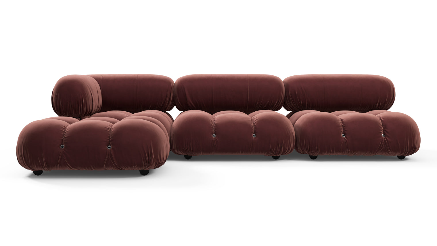 STYLISH SECTIONAL | With the Belia’s sectional design, you can create a sofa that suits your space. The soft curves of each carefully crafted cushion create a luxurious and comfortable seat for the ultimate in stylish comfort.
