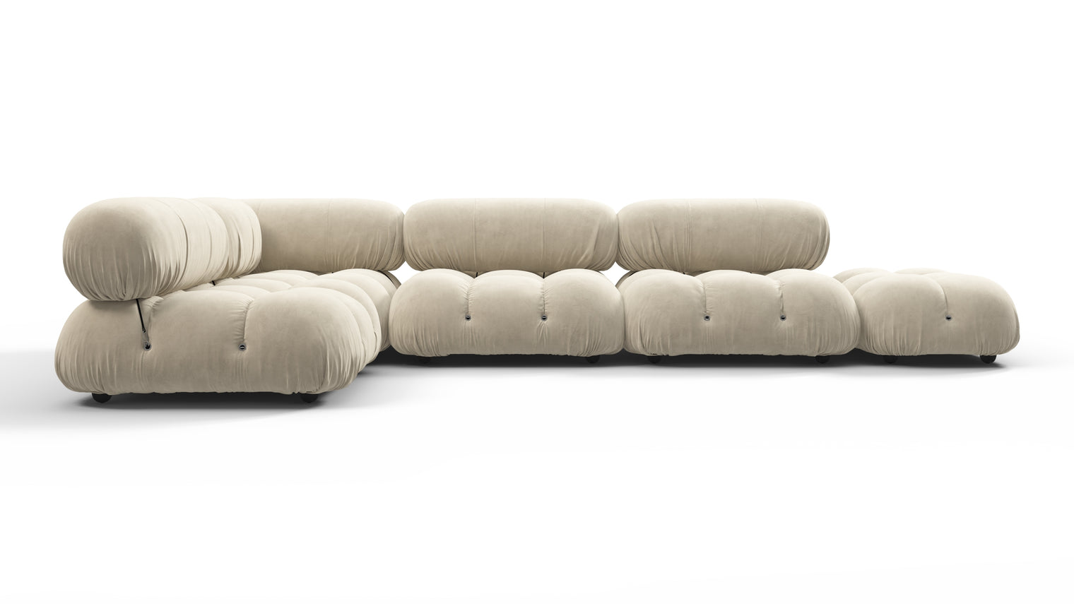 STYLISH SECTIONAL | With the Belia’s sectional design, you can create a sofa that suits your space. The soft curves of each carefully crafted cushion create a luxurious and comfortable seat for the ultimate in stylish comfort.
