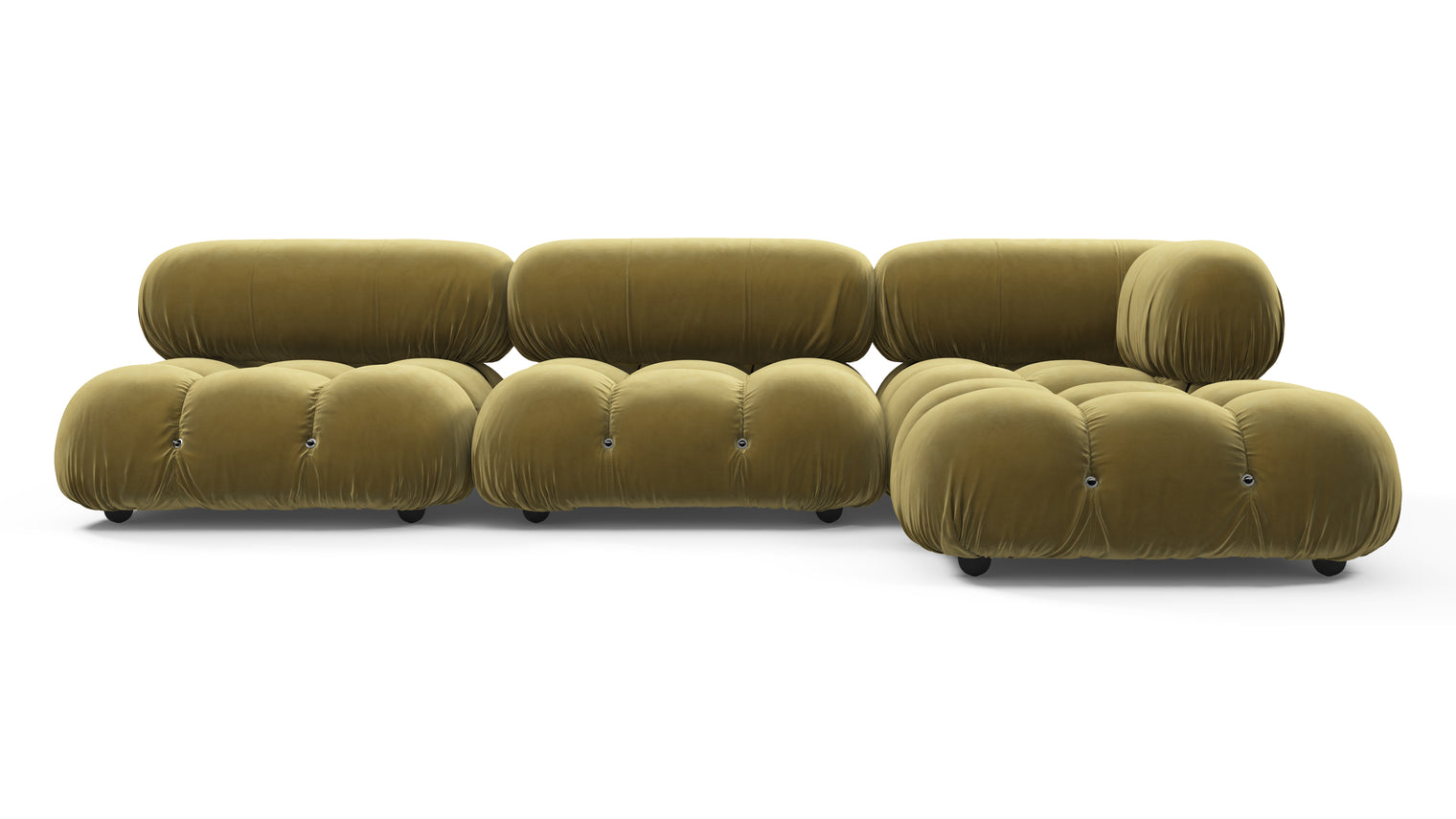 STYLISH SECTIONAL | With the Bellini’s sectional design, you can create a sofa that suits your space. The soft curves of each carefully crafted cushion create a luxurious and comfortable seat for the ultimate in stylish comfort.
