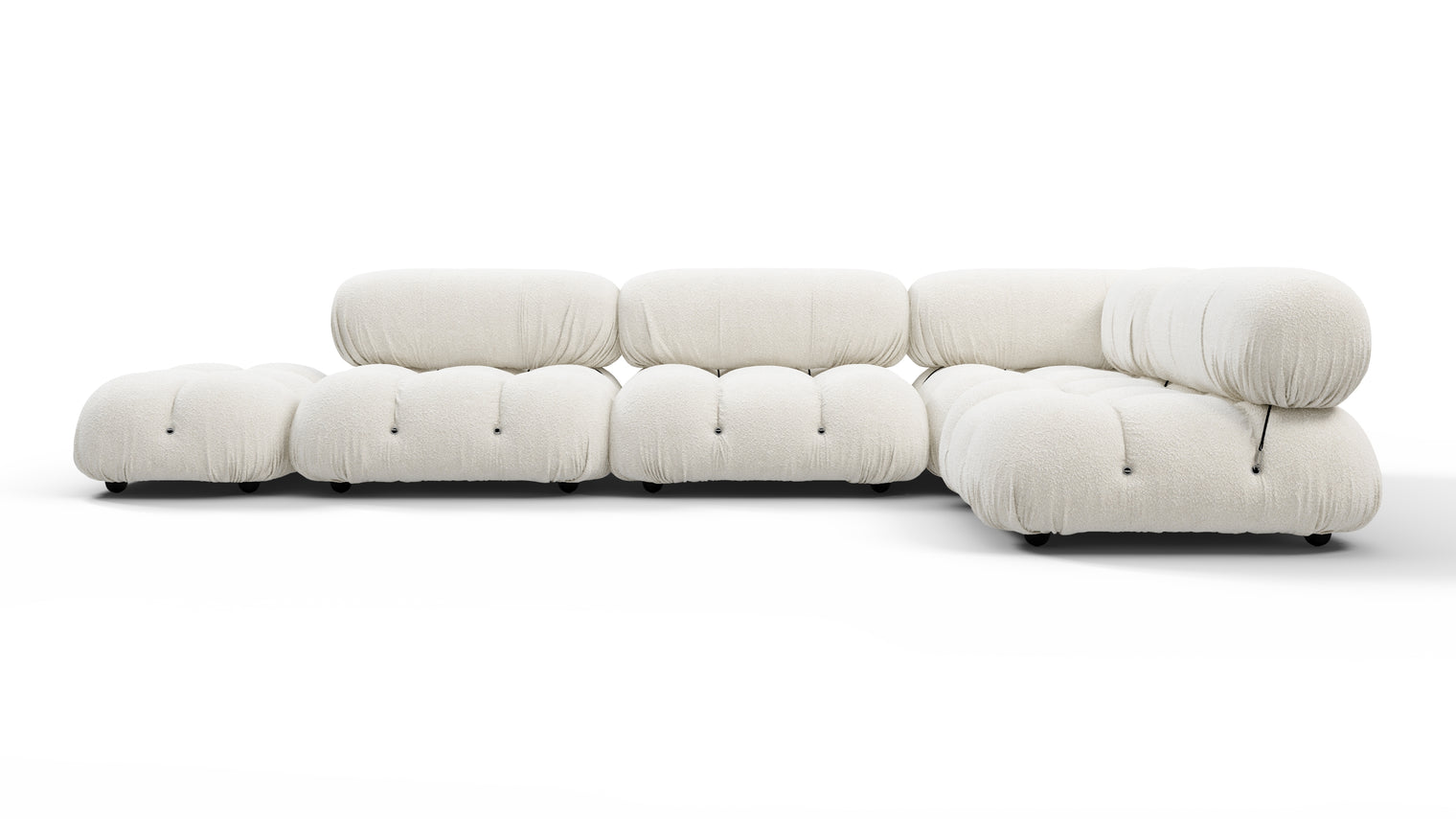 STYLISH SECTIONAL | With the Belia’s sectional design, you can create a sofa that suits your space. The soft curves of each carefully crafted cushion create a luxurious and comfortable seat for the ultimate in stylish comfort.
