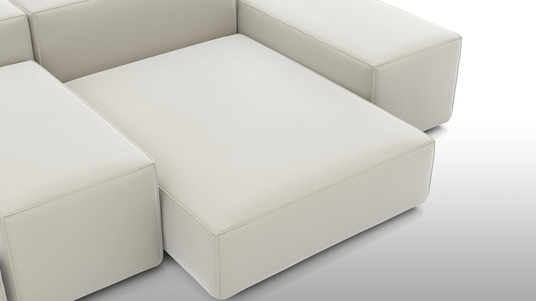 Customizable Configuration | The Extrasoft Sofa is highly adaptable to your unique needs and space. With a variety of modular components, you can tailor the sofa to suit your room's layout and size. Whether you prefer a spacious sectional, a cozy loveseat, or an expansive lounge, this sofa can be configured to match your vision.
