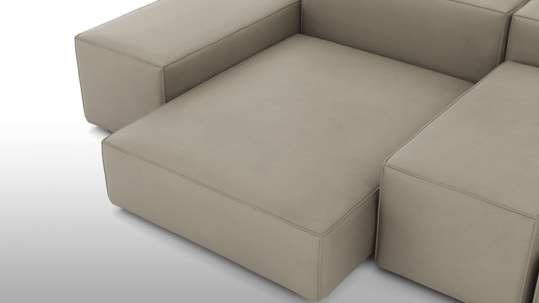 Customizable Configuration | The Extrasoft Sofa is highly adaptable to your unique needs and space. With a variety of modular components, you can tailor the sofa to suit your room's layout and size. Whether you prefer a spacious sectional, a cozy loveseat, or an expansive lounge, this sofa can be configured to match your vision.
