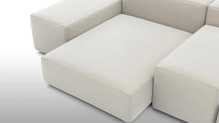 Customizable Configuration | The Extrasoft Sofa is highly adaptable to your unique needs and space. With a variety of modular components, you can tailor the sofa to suit your room's layout and size. Whether you prefer a spacious sectional, a cozy loveseat, or an expansive lounge, this sofa can be configured to match your vision.
