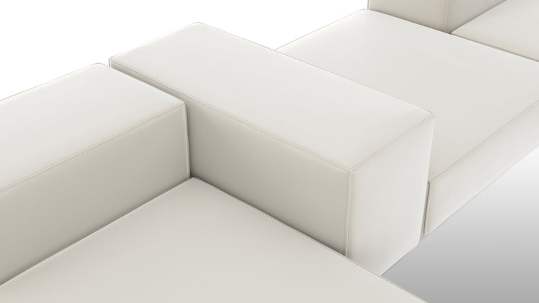 Customizable Configuration | The Extrasoft Sofa is highly adaptable to your unique needs and space. With a variety of modular components, you can tailor the sofa to suit your room's layout and size. Whether you prefer a spacious sectional, a cozy loveseat, or an expansive lounge, this sofa can be configured to match your vision.
