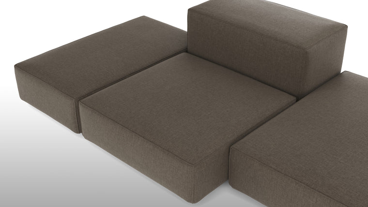 Customizable Configuration | The Extrasoft Sofa is highly adaptable to your unique needs and space. With a variety of modular components, you can tailor the sofa to suit your room's layout and size. Whether you prefer a spacious sectional, a cozy loveseat, or an expansive lounge, this sofa can be configured to match your vision.
