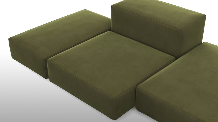 Customizable Configuration | The Extrasoft Sofa is highly adaptable to your unique needs and space. With a variety of modular components, you can tailor the sofa to suit your room's layout and size. Whether you prefer a spacious sectional, a cozy loveseat, or an expansive lounge, this sofa can be configured to match your vision.
