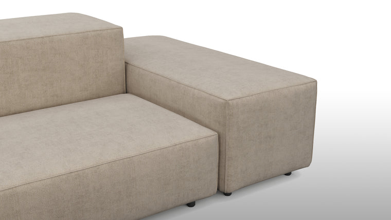 Customizable Configuration | The Extrasoft Sofa is highly adaptable to your unique needs and space. With a variety of modular components, you can tailor the sofa to suit your room's layout and size. Whether you prefer a spacious sectional, a cozy loveseat, or an expansive lounge, this sofa can be configured to match your vision.
