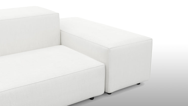 Customizable Configuration | The Extrasoft Sofa is highly adaptable to your unique needs and space. With a variety of modular components, you can tailor the sofa to suit your room's layout and size. Whether you prefer a spacious sectional, a cozy loveseat, or an expansive lounge, this sofa can be configured to match your vision.
