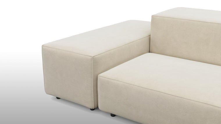 Customizable Configuration | The Extrasoft Sofa is highly adaptable to your unique needs and space. With a variety of modular components, you can tailor the sofa to suit your room's layout and size. Whether you prefer a spacious sectional, a cozy loveseat, or an expansive lounge, this sofa can be configured to match your vision.
