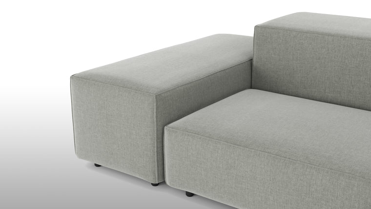 Customizable Configuration | The Extrasoft Sofa is highly adaptable to your unique needs and space. With a variety of modular components, you can tailor the sofa to suit your room's layout and size. Whether you prefer a spacious sectional, a cozy loveseat, or an expansive lounge, this sofa can be configured to match your vision.
