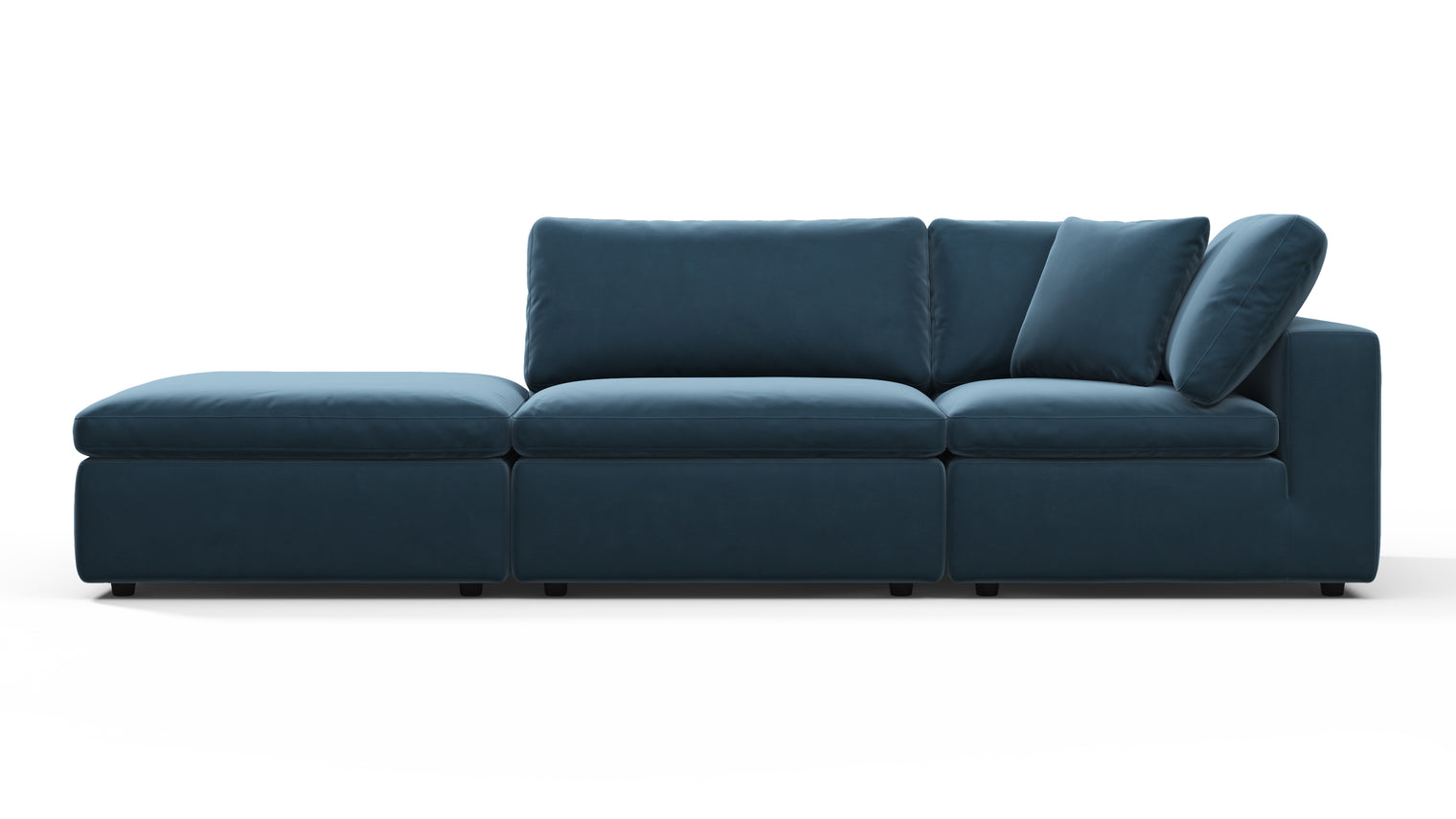 TAILORED AESTHETIC | Whether your style leans towards contemporary, traditional, or eclectic, the Sky Sofa effortlessly adapts to design preferences. Its neutral color palette serves as a canvas for creativity, allowing for accessorizing with bold accent pillows, throws, or statement coffee tables to make it truly unique.
