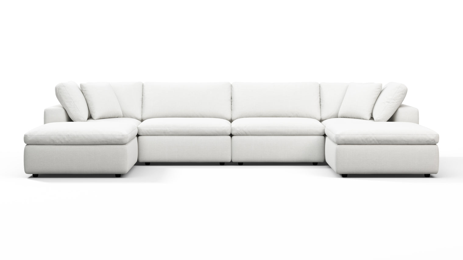 TAILORED AESTHETIC | Whether your style leans towards contemporary, traditional, or eclectic, the Sky Sofa effortlessly adapts to design preferences. Its neutral color palette serves as a canvas for creativity, allowing for accessorizing with bold accent pillows, throws, or statement coffee tables to make it truly unique.
