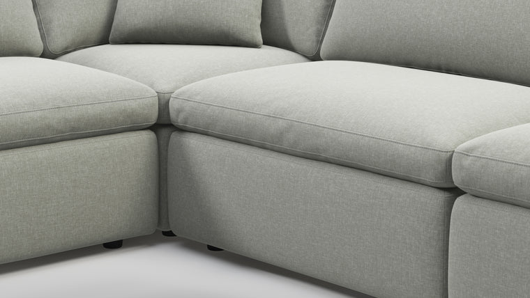 Supreme Comfort | Sink into unparalleled comfort with generously padded cushions. The sofa's deep seats and plush backrests provide the utmost relaxation, allowing for unwinding in absolute luxury after a long day.
