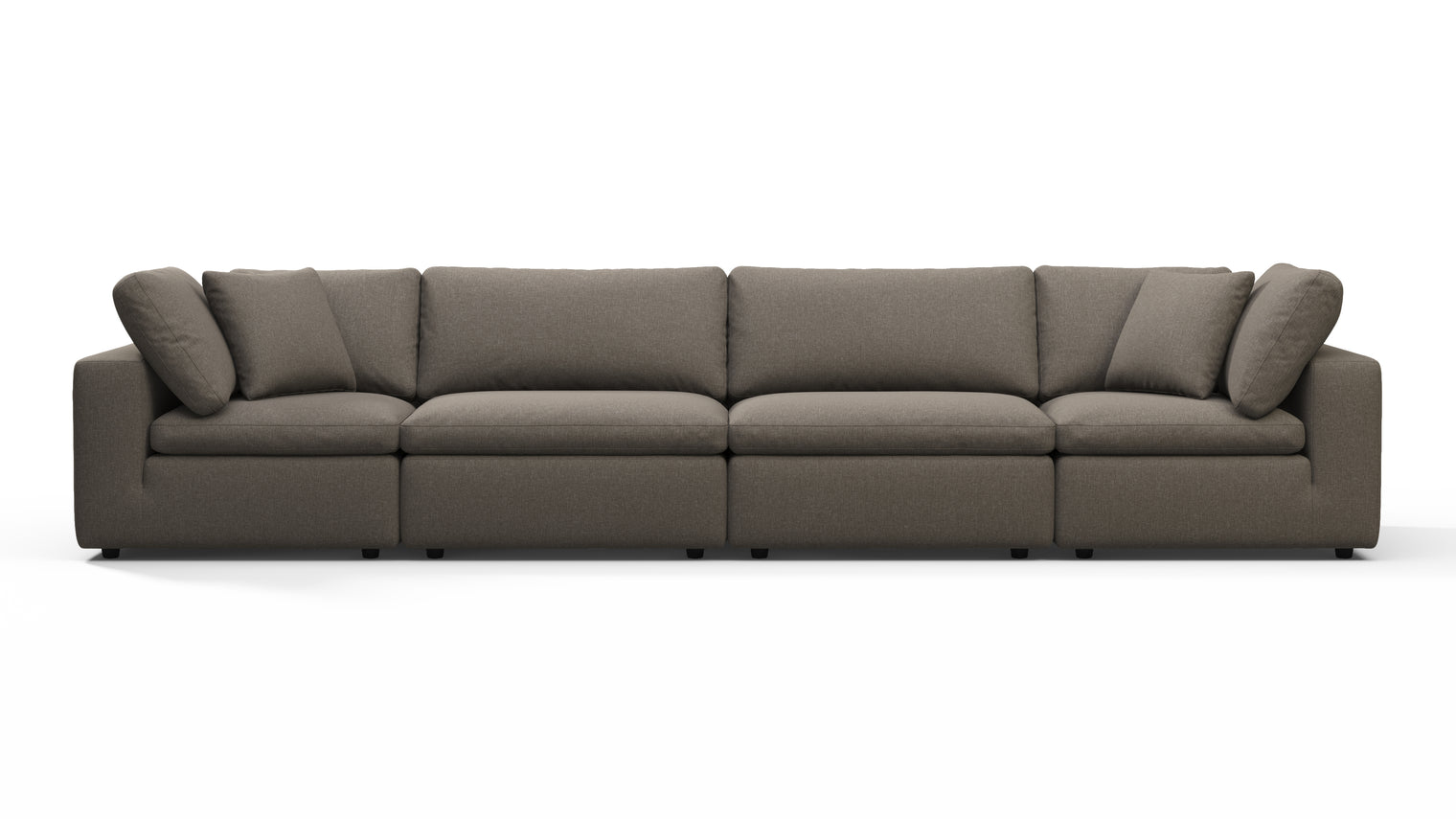 TAILORED AESTHETIC | Whether your style leans towards contemporary, traditional, or eclectic, the Sky Sofa effortlessly adapts to design preferences. Its neutral color palette serves as a canvas for creativity, allowing for accessorizing with bold accent pillows, throws, or statement coffee tables to make it truly unique.
