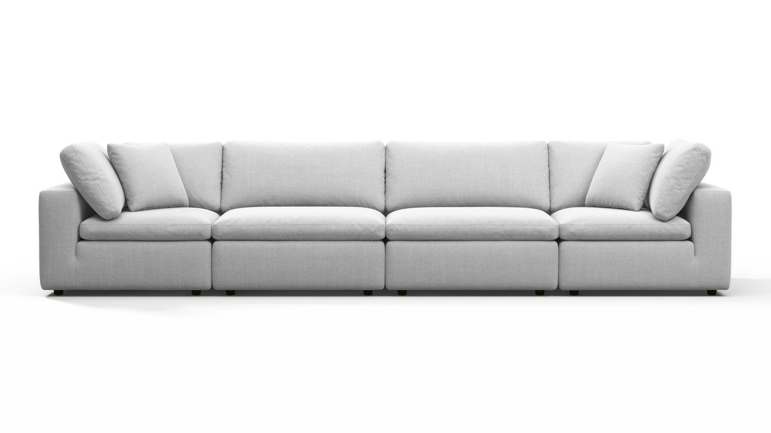 TAILORED AESTHETIC | Whether your style leans towards contemporary, traditional, or eclectic, the Sky Sofa effortlessly adapts to design preferences. Its neutral color palette serves as a canvas for creativity, allowing for accessorizing with bold accent pillows, throws, or statement coffee tables to make it truly unique.
