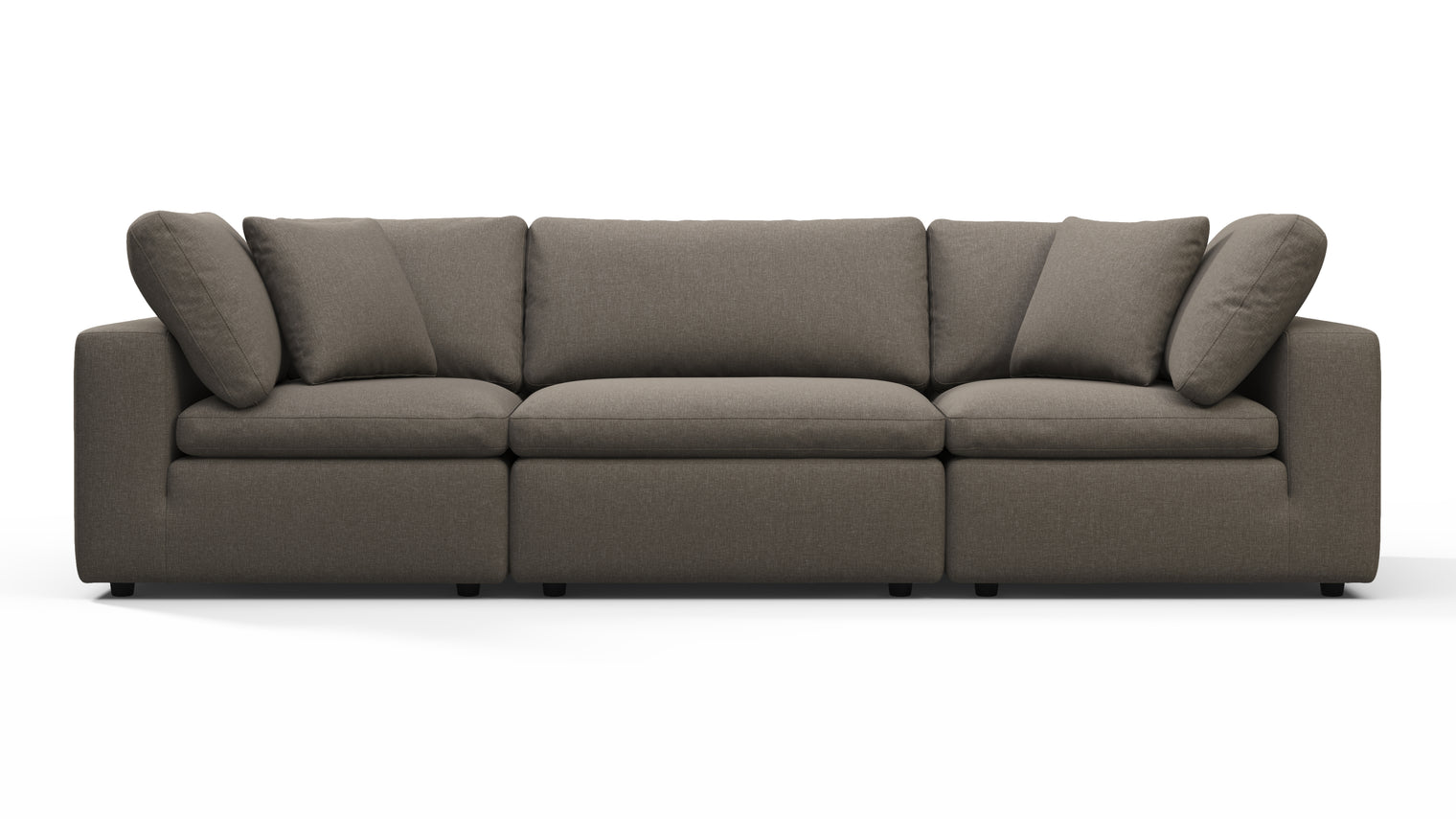 TAILORED AESTHETIC | Whether your style leans towards contemporary, traditional, or eclectic, the Sky Sofa effortlessly adapts to design preferences. Its neutral color palette serves as a canvas for creativity, allowing for accessorizing with bold accent pillows, throws, or statement coffee tables to make it truly unique.
