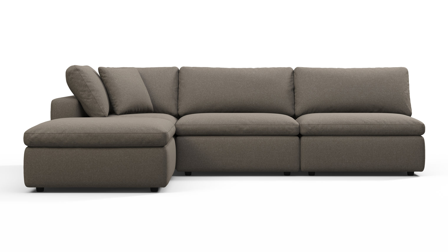 TAILORED AESTHETIC | Whether your style leans towards contemporary, traditional, or eclectic, the Sky Sofa effortlessly adapts to design preferences. Its neutral color palette serves as a canvas for creativity, allowing for accessorizing with bold accent pillows, throws, or statement coffee tables to make it truly unique.
