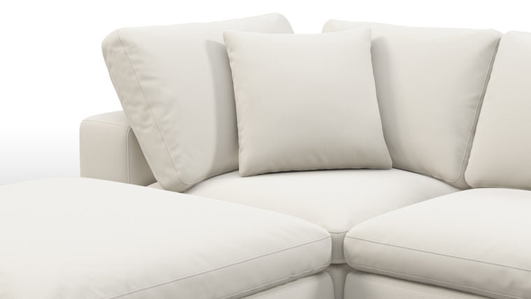 Supreme Comfort | Sink into unparalleled comfort with generously padded cushions. The sofa's deep seats and plush backrests provide the utmost relaxation, allowing for unwinding in absolute luxury after a long day.
