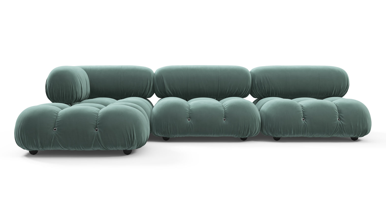 STYLISH SECTIONAL | With the Belia’s sectional design, you can create a sofa that suits your space. The soft curves of each carefully crafted cushion create a luxurious and comfortable seat for the ultimate in stylish comfort.
