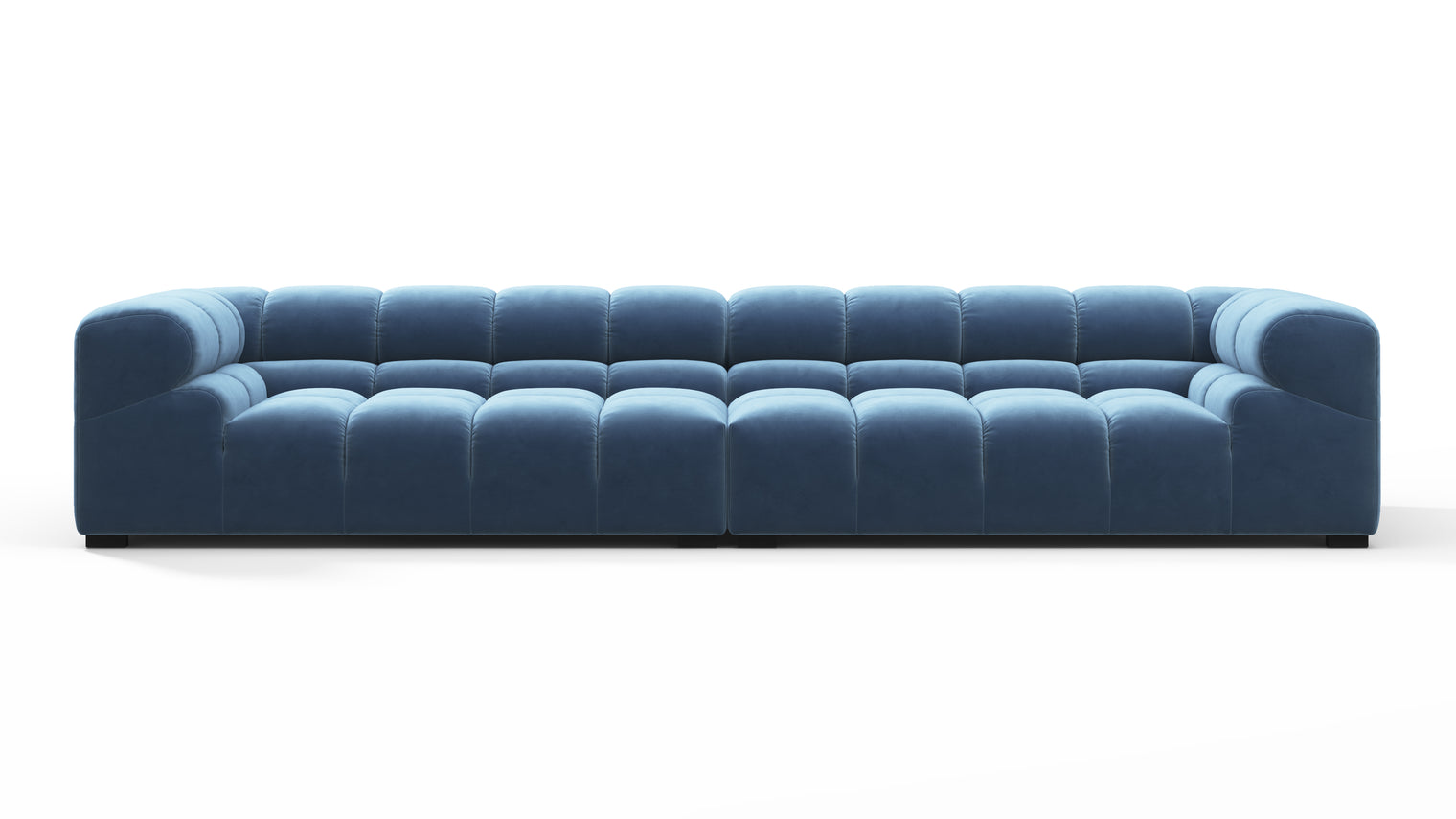 MODULAR MASTERPIECE | A modern take on 70s design, this cloud-like sectional is all about leisurely lounging. Its relaxed, playful aesthetic is adored around the world.
