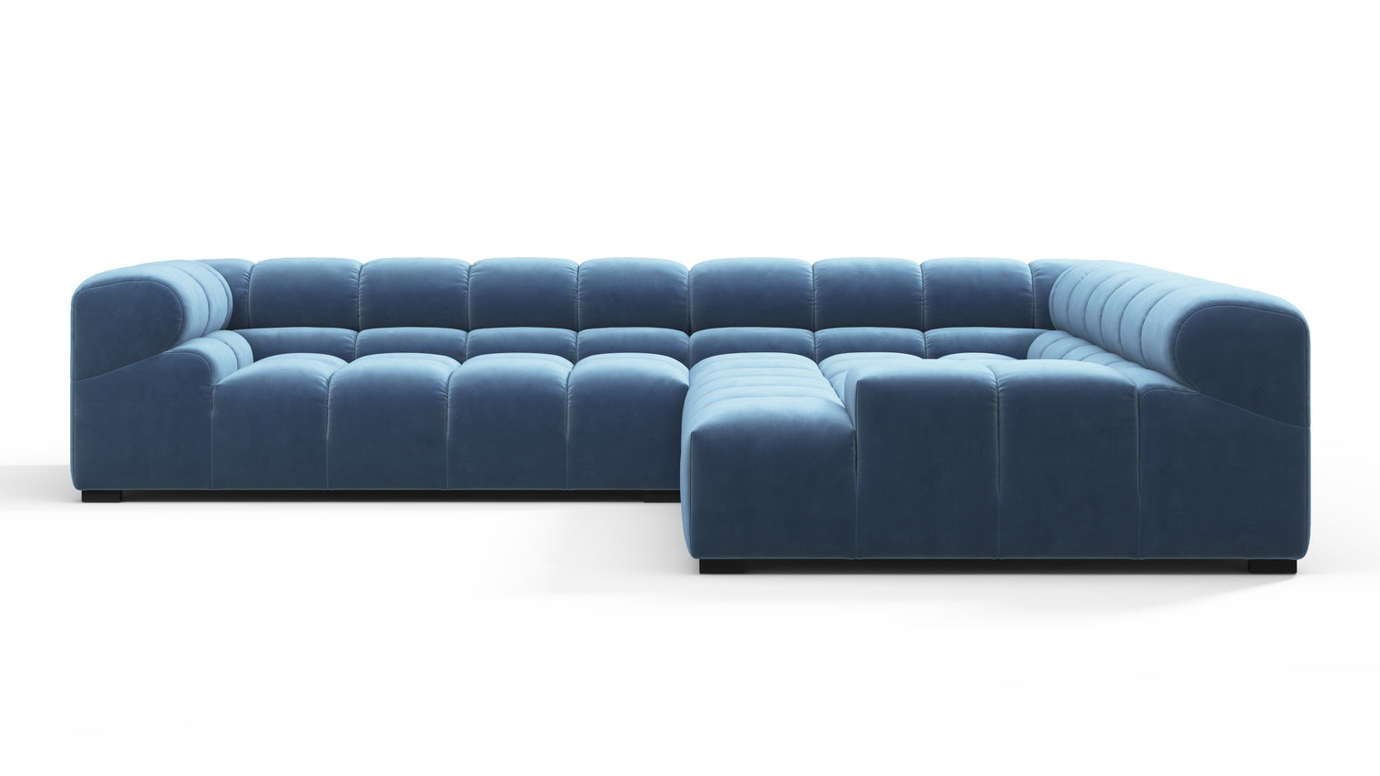 MODULAR MASTERPIECE | A modern take on 70s design, this cloud-like sectional is all about leisurely lounging. Its relaxed, playful aesthetic is adored around the world.
