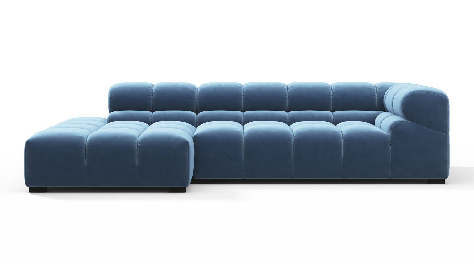 MODULAR MASTERPIECE | A modern take on 70s design, this cloud-like sectional is all about leisurely lounging. Its relaxed, playful aesthetic is adored around the world.
