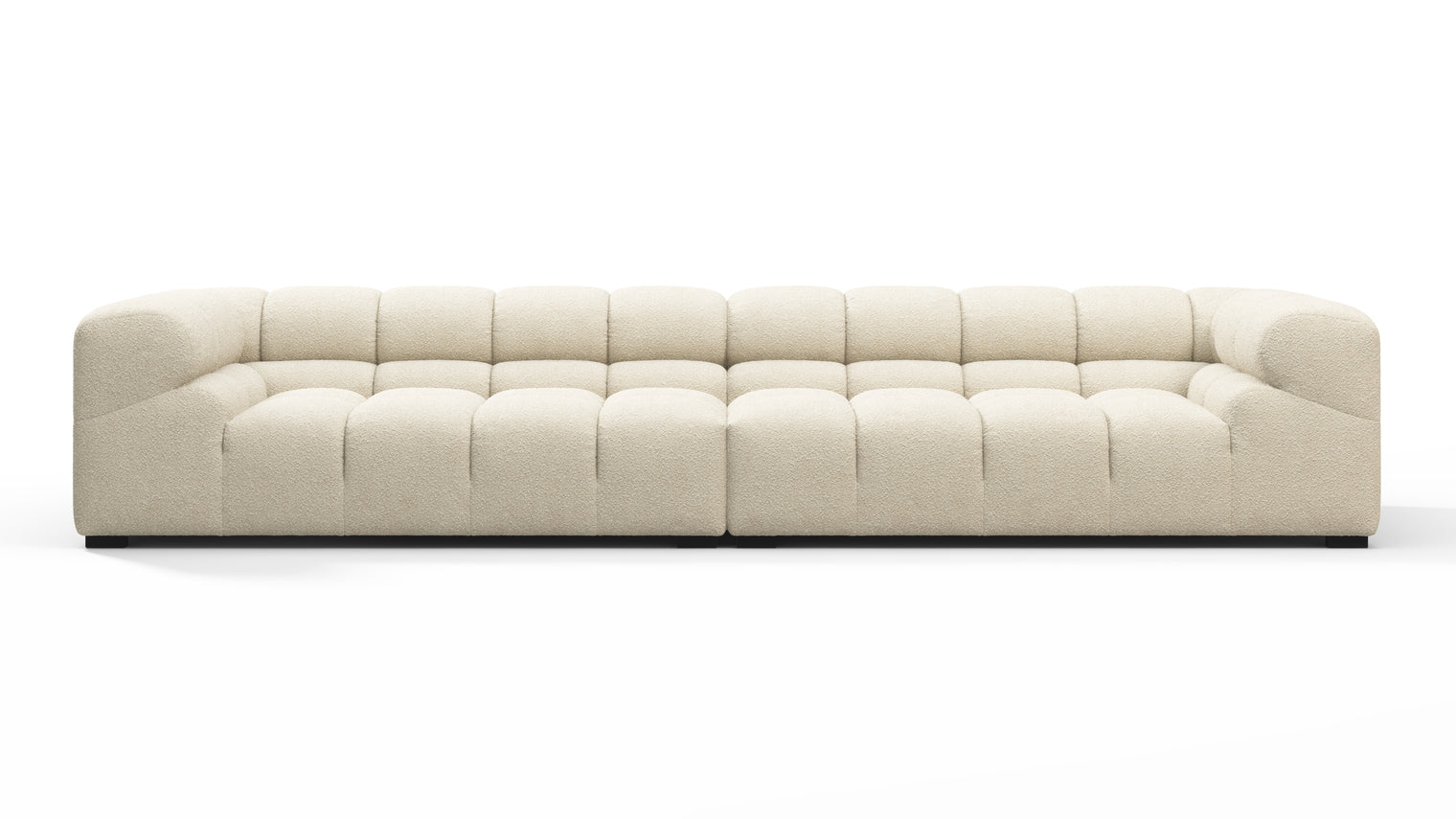 MODULAR MASTERPIECE | A modern take on 70s design, this cloud-like sectional is all about leisurely lounging. Its relaxed, playful aesthetic is adored around the world.
