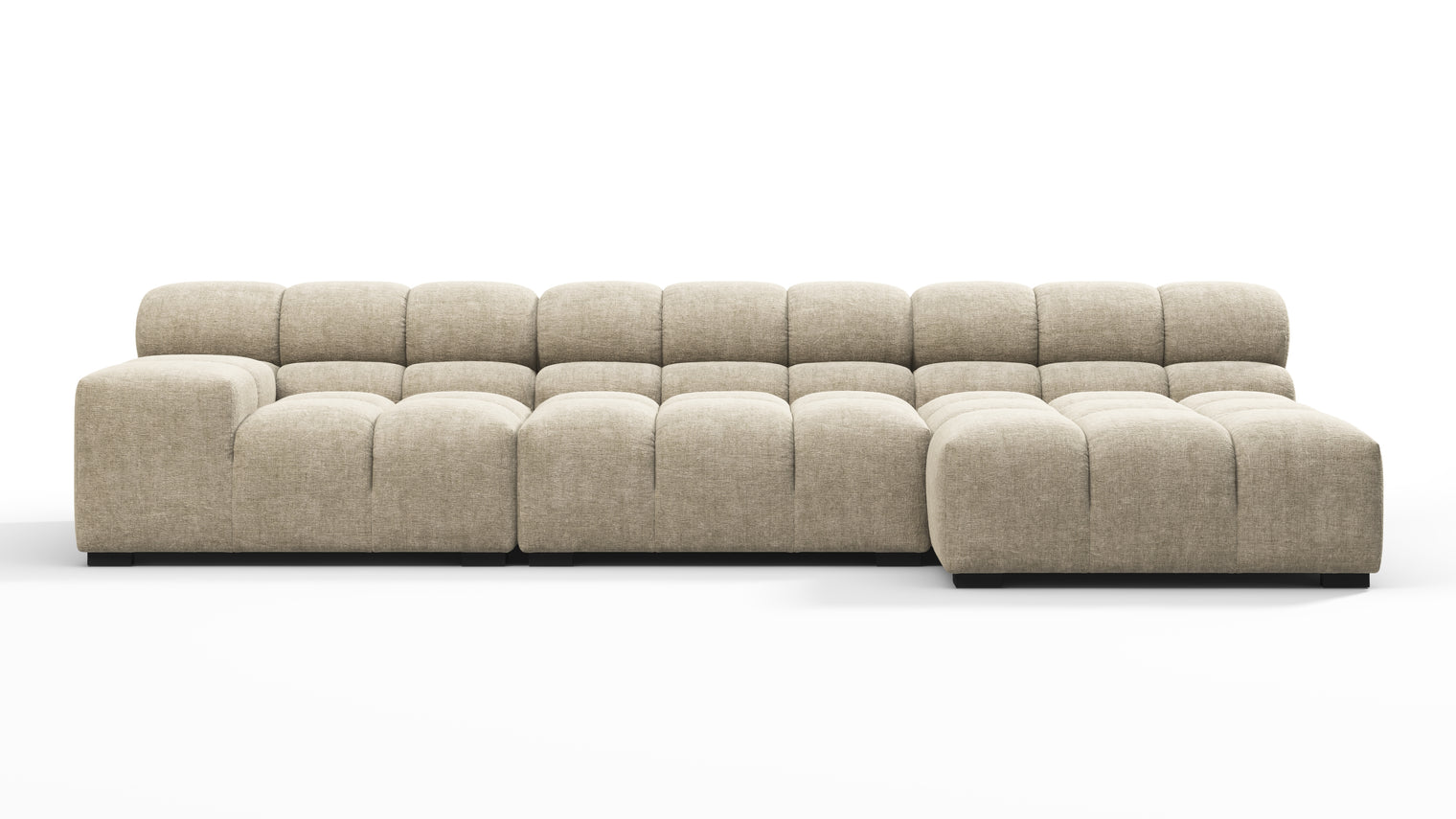 MODULAR MASTERPIECE | A modern take on 70s design, this cloud-like sectional is all about leisurely lounging. Its relaxed, playful aesthetic is adored around the world.
