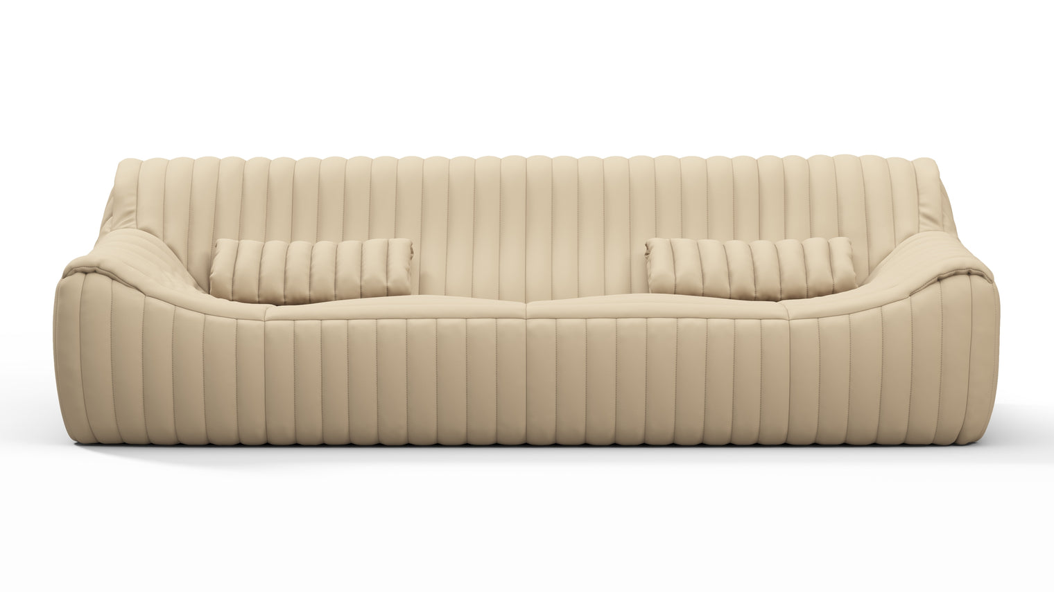 COMFORT REDEFINED | Sink into a world of comfort every time you sit on the Sandra Sofa. Its plush, high-density foam cushions provide the perfect balance of support and softness, making it an ideal spot for relaxation or entertainment. The generous three-seater design ensures ample space for family and friends to gather together.
