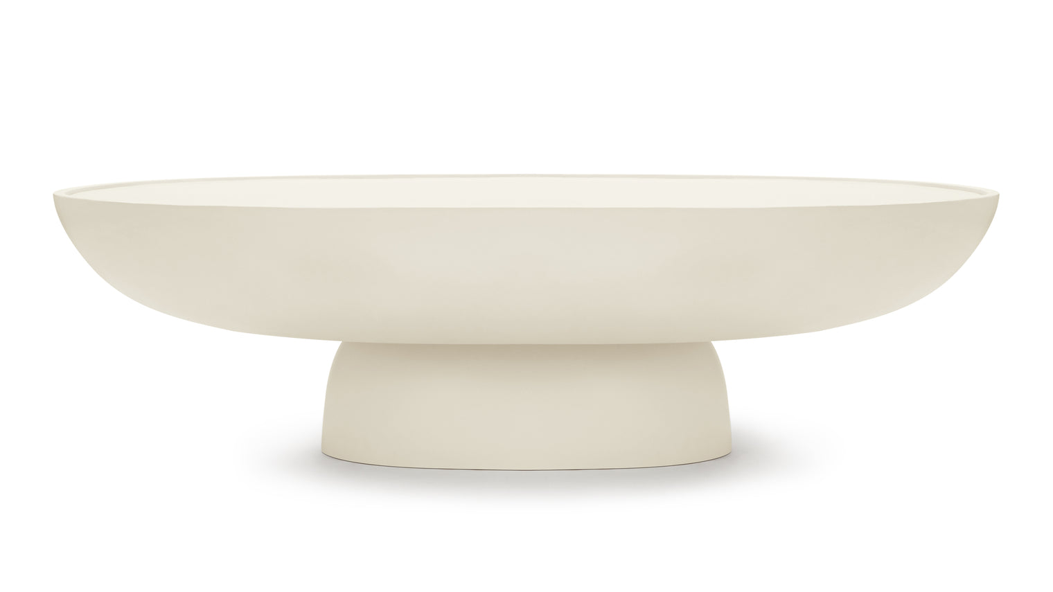 Aura - Aura Outdoor Coffee Table, Alabaster Concrete