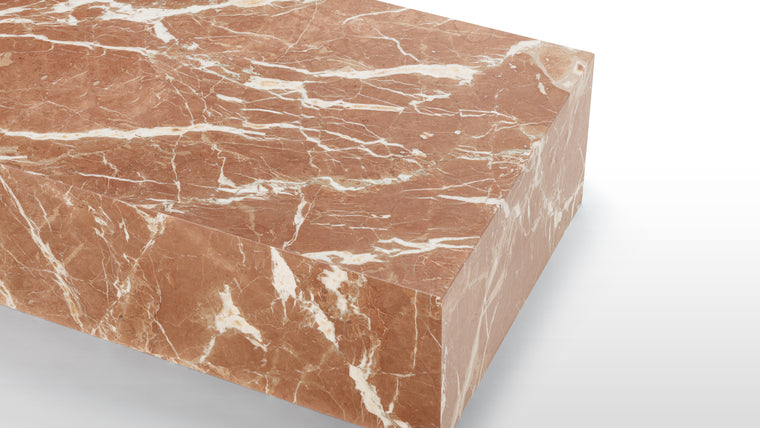 LUXE MARBLE | Thanks to the timeless appeal and refined aesthetic of natural marble, the Plinth is at home in both contemporary and heritage spaces. Allow this striking piece to become the focal point of your space, and the most stylish place to rest your glass and favorite coffee table books.
