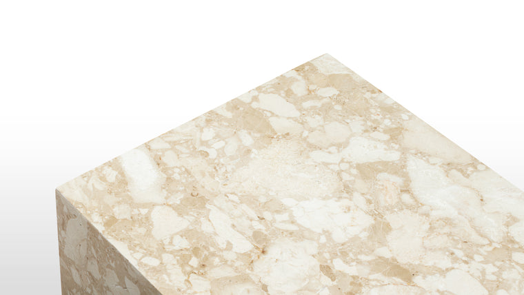 Luxe Marble | Thanks to the timeless appeal and refined aesthetic of natural marble, the Plinth is at home in both contemporary and heritage spaces. Allow this striking piece to become the focal point of your space, and the most stylish place to rest your glass.
