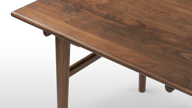 Scandinavian Design | The beauty is in the details when it comes to high-end design, and this table is no exception. The Odense Dining Table sets itself apart with a top that appears to float above its legs, thanks to the unique side rails that showcase the integrity of the design and workmanship.
