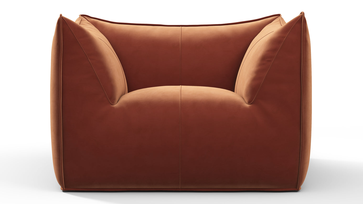 SCULPTURAL SEAT | Crafted with the utmost attention to detail, this armchair showcases exceptional craftsmanship and luxurious materials. The upholstery adds a touch of elegance and texture, with the carefully tailored contours and seamless stitching exemplifying the dedication to perfection that defines products from Interior Icons.
