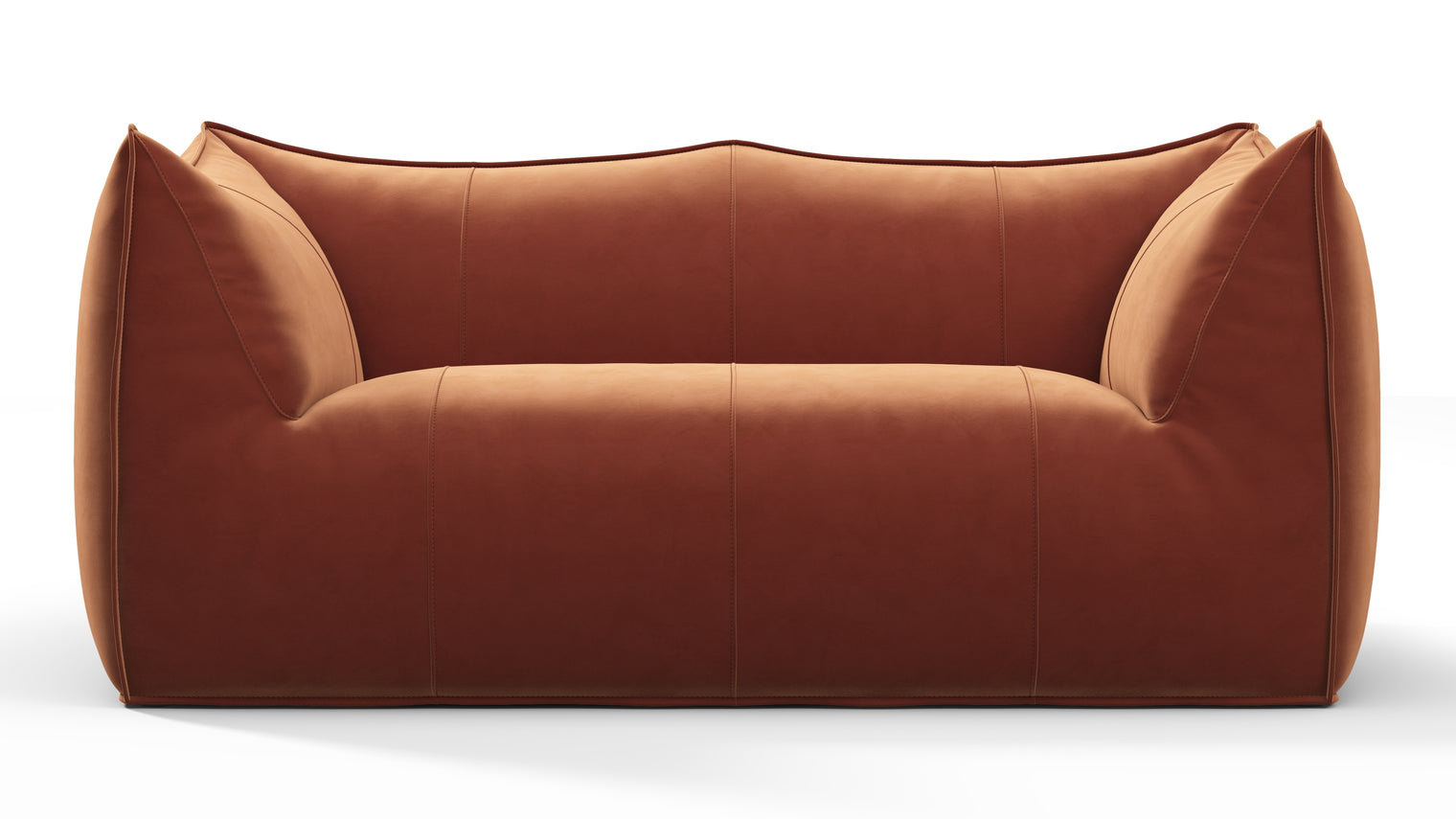 SCULPTURAL SEAT | Crafted with the utmost attention to detail, this sofa showcases exceptional craftsmanship and luxurious materials. The premium upholstery adds a touch of elegance and texture, with the carefully tailored contours and seamless stitching exemplifying the dedication to perfection that defines products from Interior Icons.
