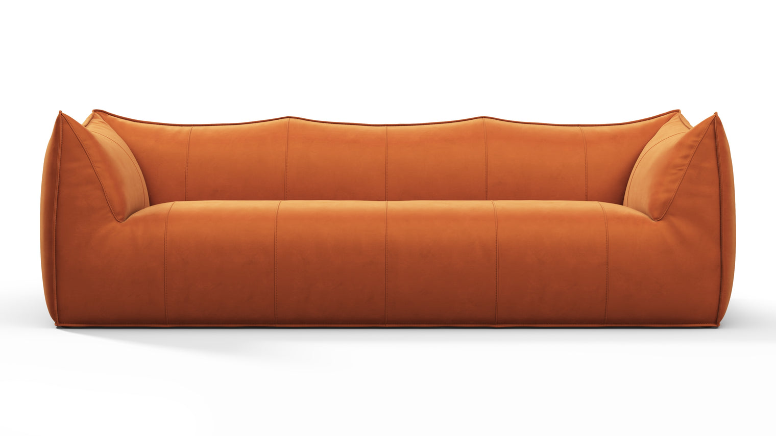 SCULPTURAL SEAT | Crafted with the utmost attention to detail, this sofa showcases exceptional craftsmanship and luxurious materials. The premium upholstery adds a touch of elegance and texture, with the carefully tailored contours and seamless stitching exemplifying the dedication to perfection that defines products from Interior Icons.
