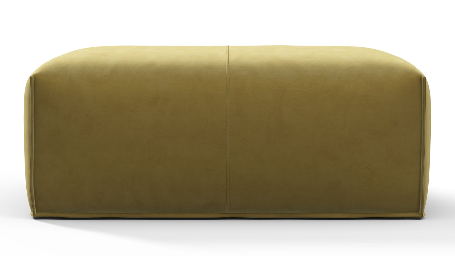 SCULPTURAL EXCELLENCE | Crafted with the utmost attention to detail, this ottoman showcases exceptional craftsmanship and luxurious materials. The upholstery adds a touch of elegance and texture, with the carefully tailored contours and seamless stitching exemplifying the dedication to perfection that defines products from Interior Icons.
