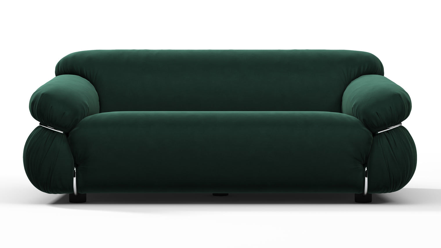 SCULPTURAL SOFA | Introducing the Sesann Sofa, an exquisite masterpiece that encapsulates a unique blend of mid-century modern aesthetics and timeless elegance. Its sculptural form and refined lines evoke a sense of sophisticated artistry, making it a captivating focal point in any living space.
