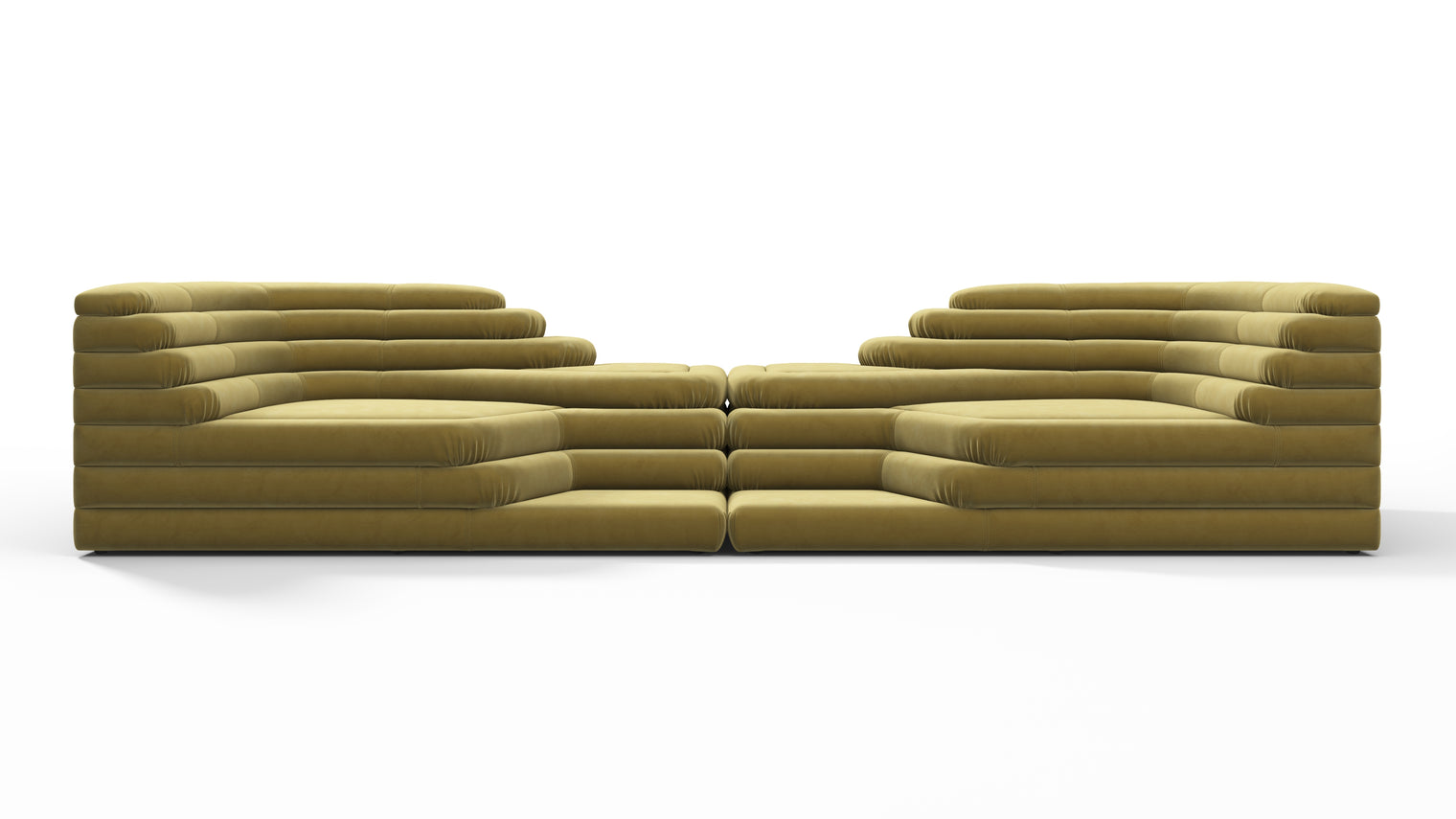 ICON OF THE 70S | Crafted by skilled artisans, this sofa is a masterpiece of craftsmanship. Every curve and contour is meticulously handcrafted to ensure the utmost precision and quality. The attention to detail is evident in the seamless stitching and flawless finish, creating a truly exceptional piece of furniture that will be cherished for years to come.
