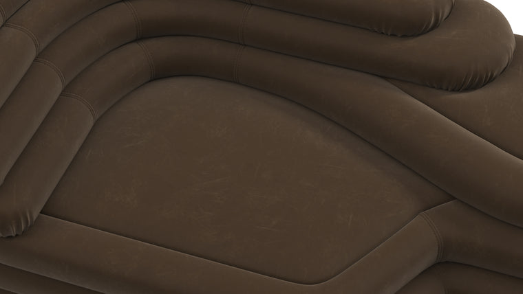 ICON OF THE 70S | Crafted by skilled artisans, this sofa is a masterpiece of craftsmanship. Every curve and contour is meticulously handcrafted to ensure the utmost precision and quality. The attention to detail is evident in the seamless stitching and flawless finish, creating a truly exceptional piece of furniture that will be cherished for years to come.
