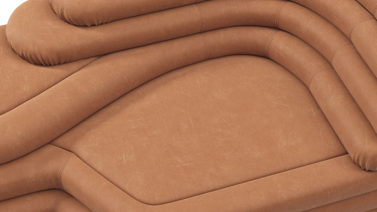 ICON OF THE 70S | Crafted by skilled artisans, this sofa is a masterpiece of craftsmanship. Every curve and contour is meticulously handcrafted to ensure the utmost precision and quality. The attention to detail is evident in the seamless stitching and flawless finish, creating a truly exceptional piece of furniture that will be cherished for years to come.
