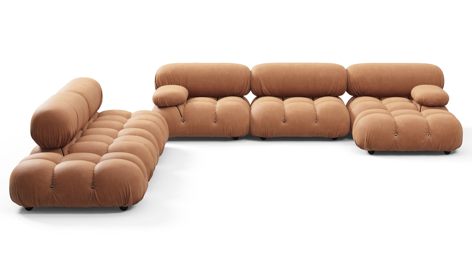 STYLISH SECTIONAL | With the Belia’s sectional design, you can create a sofa that suits your space. The soft curves of each carefully crafted cushion create a luxurious and comfortable seat for the ultimate in stylish comfort.
