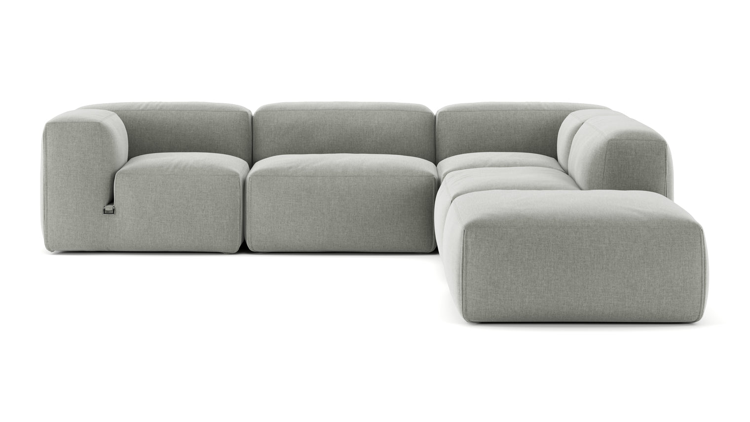 Modular Versatility | Designed for adaptability, the sectional’s modular system allows for easy rearrangement, making it perfect for customizable seating arrangements in various living spaces.
