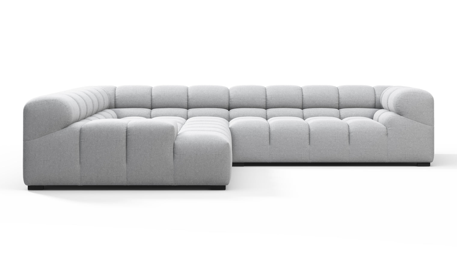 MODULAR MASTERPIECE | A modern take on 70s design, this cloud-like sectional is all about leisurely lounging. Its relaxed, playful aesthetic is adored around the world.
