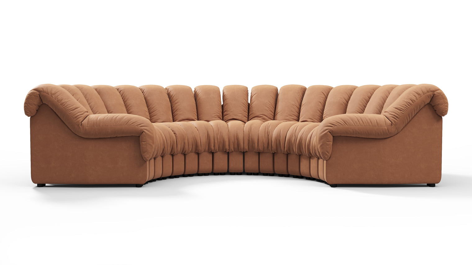 Chic Sectional | Introducing the DS 600 Sofa, an icon of avant-garde design and a true testament to the visionary design. Inspired by designs of the 1970s, this sofa revolutionizes the concept of modular seating, pushing boundaries and redefining the possibilities of contemporary furniture.
