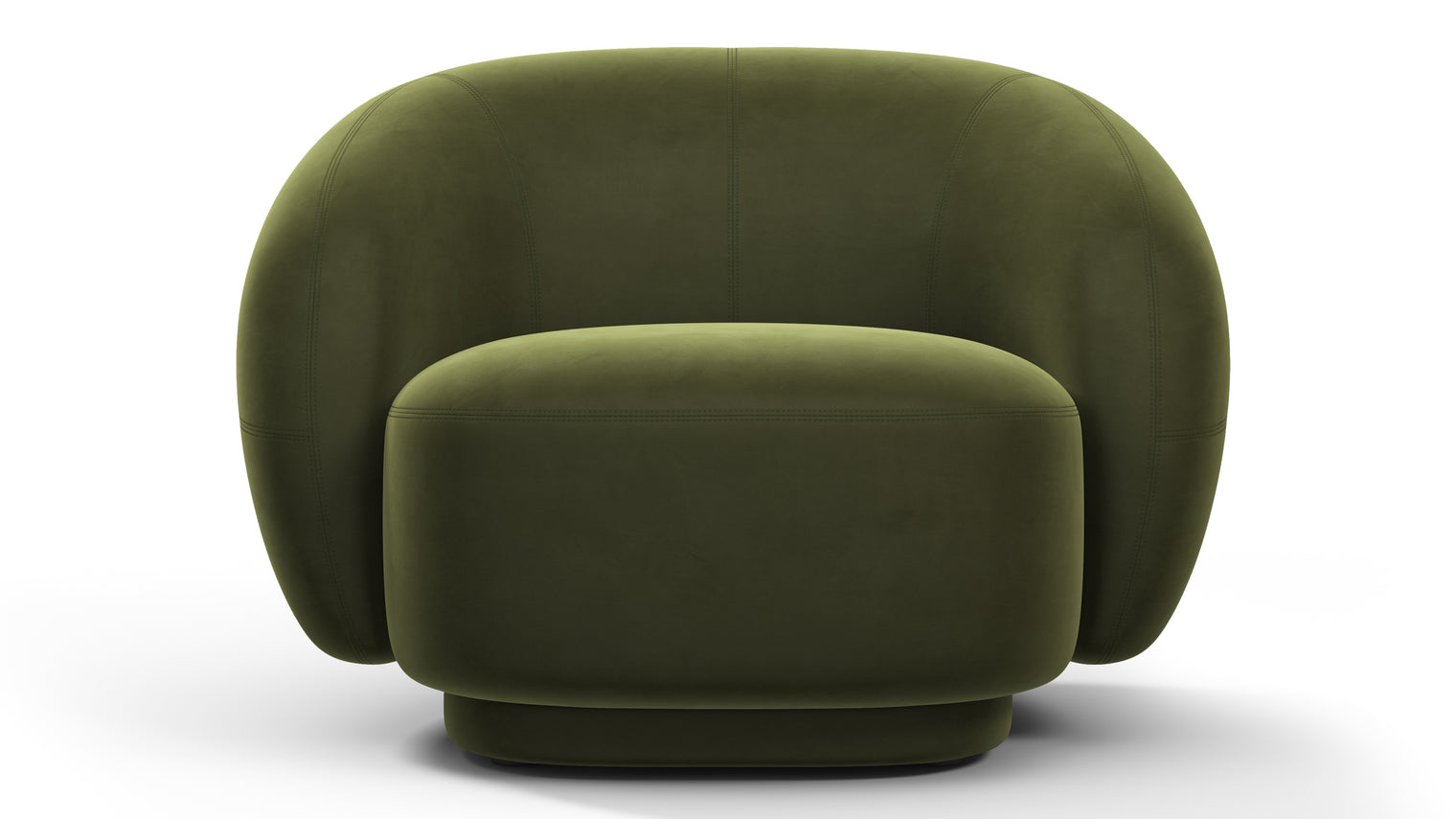 Contemporary Curves | Characterized by its curvy silhouette and full-bodied form, the Julep armchair is a modern classic that invites you in. Cocoon-like in shape and coziness, this modern must-have strikes the perfect balance between style and comfort.
