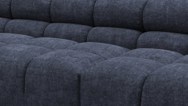 Tufted - Tufted Sectional, Extra Large Right Corner, Indigo Blue Chenille
