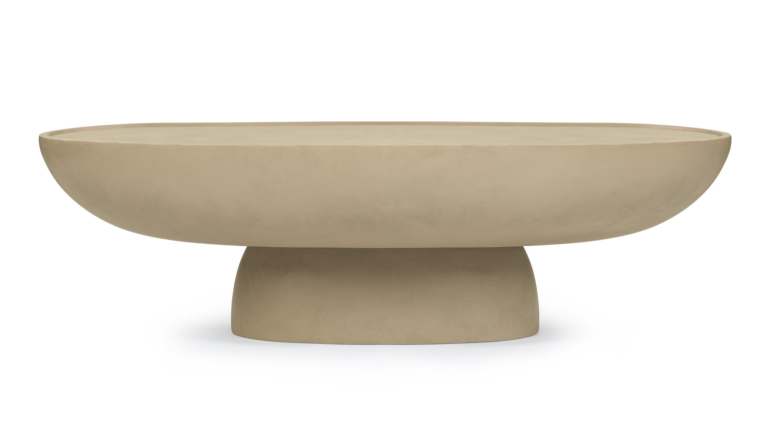 Aura - Aura Outdoor Coffee Table, Tan Concrete